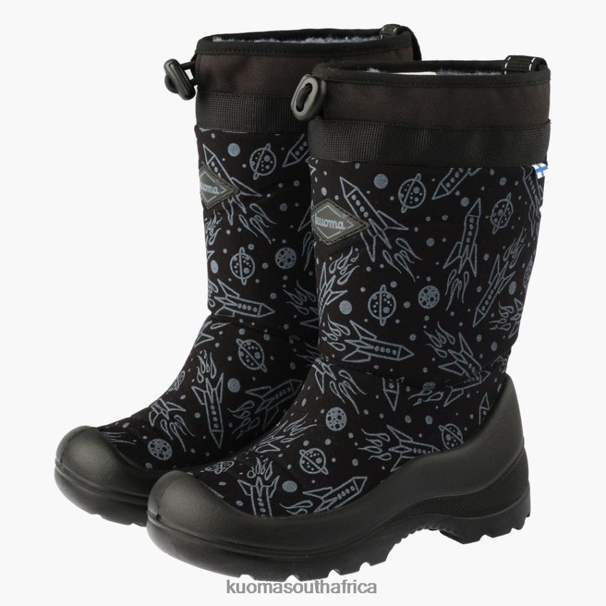 Footwear Black Spaceship Kuoma WINTER BOOTS LUMILUKKO Kid R800PJ10