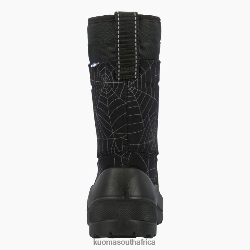 Footwear Black Spider Reflective Kuoma WINTER BOOTS LUMILUKKO Kid R800PJ9