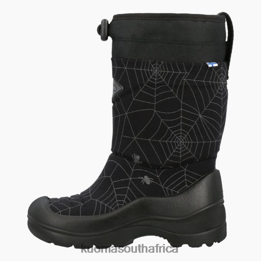 Footwear Black Spider Reflective Kuoma WINTER BOOTS LUMILUKKO Kid R800PJ9