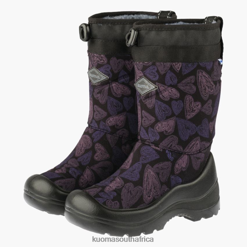 Footwear Black Sweetheart Kuoma WINTER BOOTS LUMILUKKO Kid R800PJ8