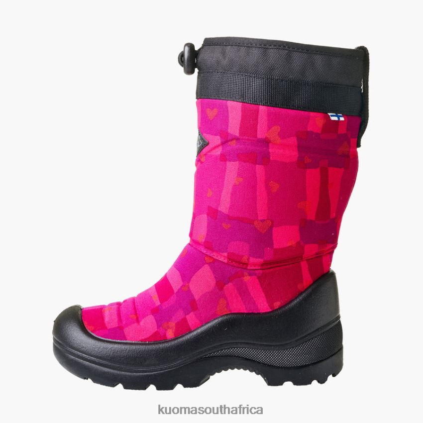 Footwear Pink Big Square Kuoma WINTER BOOTS LUMILUKKO Kid R800PJ17