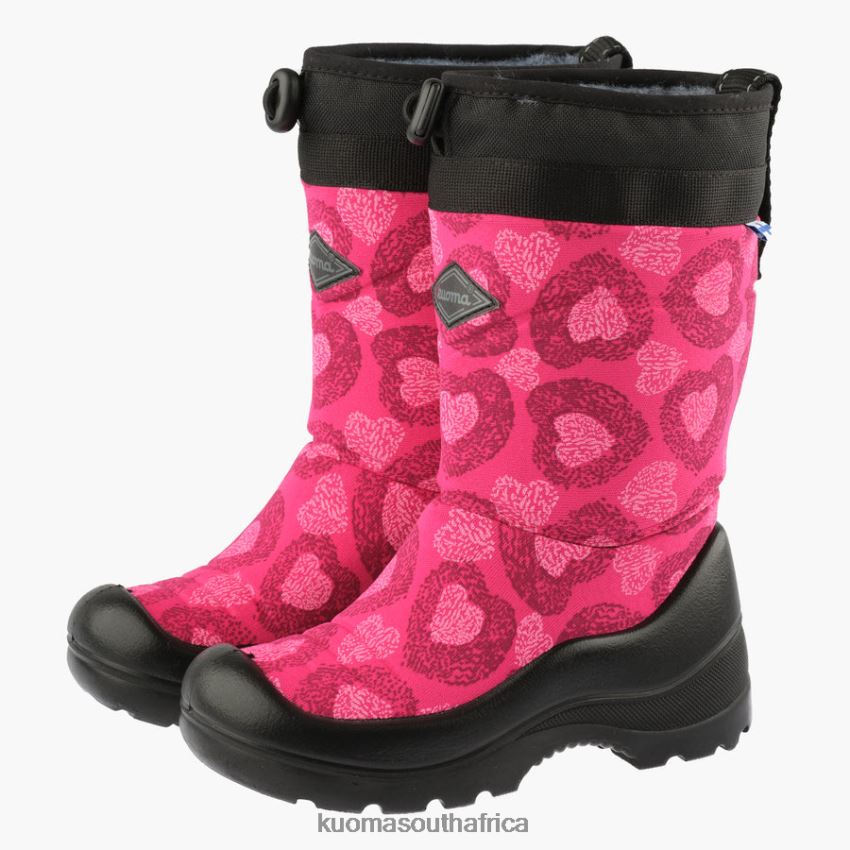 Footwear Pink Heart Kuoma WINTER BOOTS LUMILUKKO Kid R800PJ18