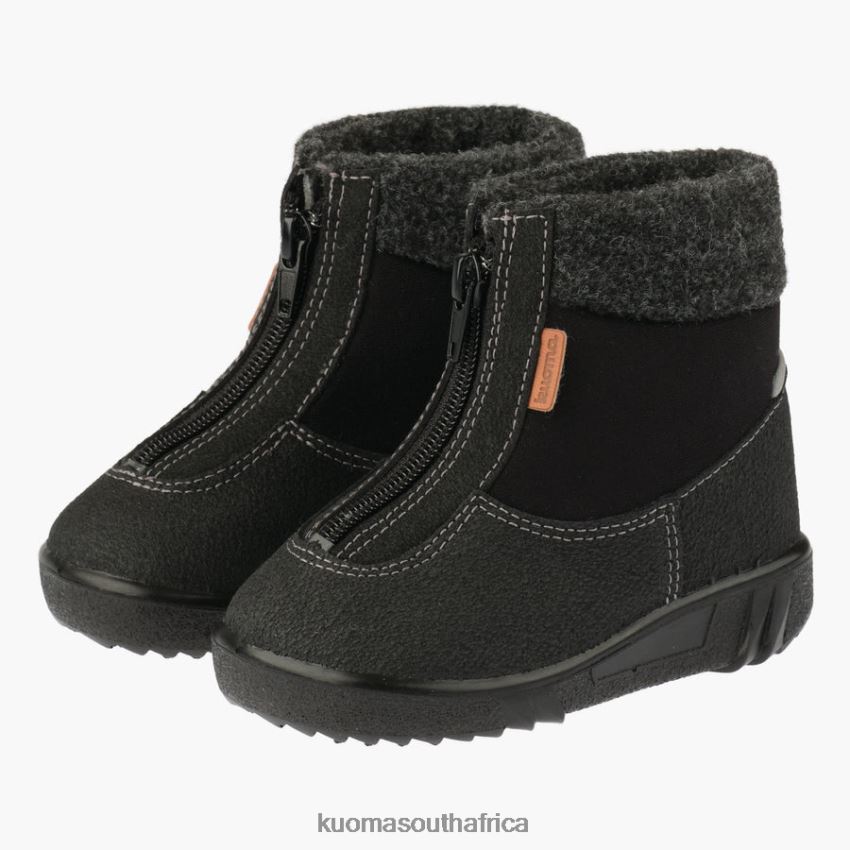 Footwear Black Kuoma WINTER BOOTS FLEECECOLLAR Kid R800PJ35