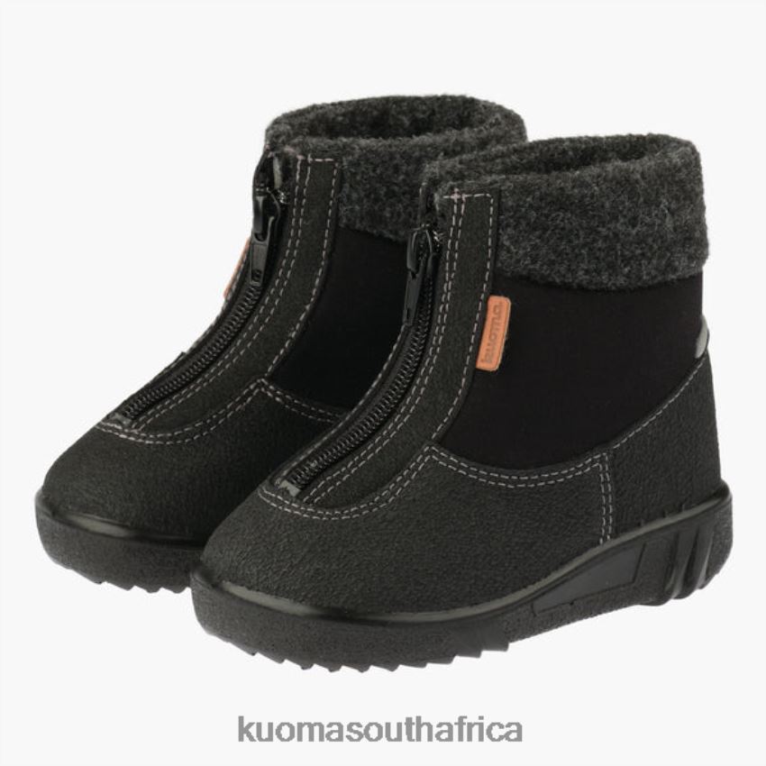 Footwear Black Kuoma WINTER BOOTS FLEECECOLLAR Kid R800PJ35