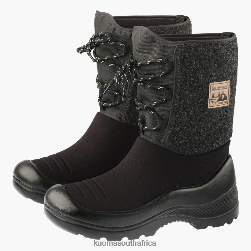 Footwear Black Kuoma WINTER BOOTS LUMITARINA FELT Lady R800PJ44